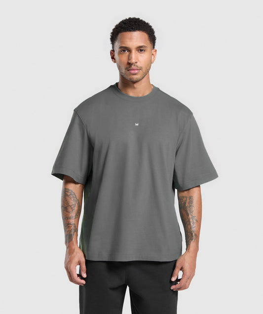 Oversize Spandexdry Tshirt - Charcoal