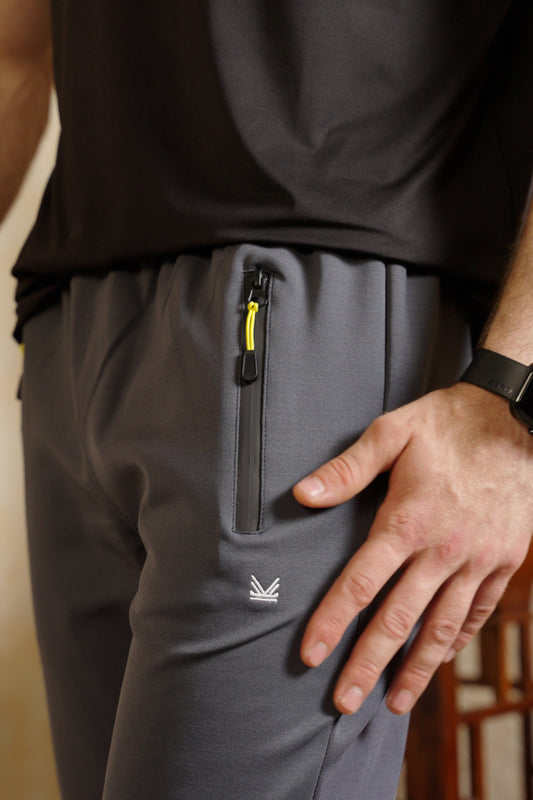 Straight Fit Spandexdry Trouser - Charcoal