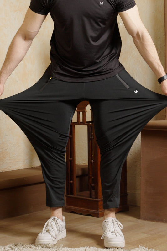Straight Fit Spandexdry Trouser - Black