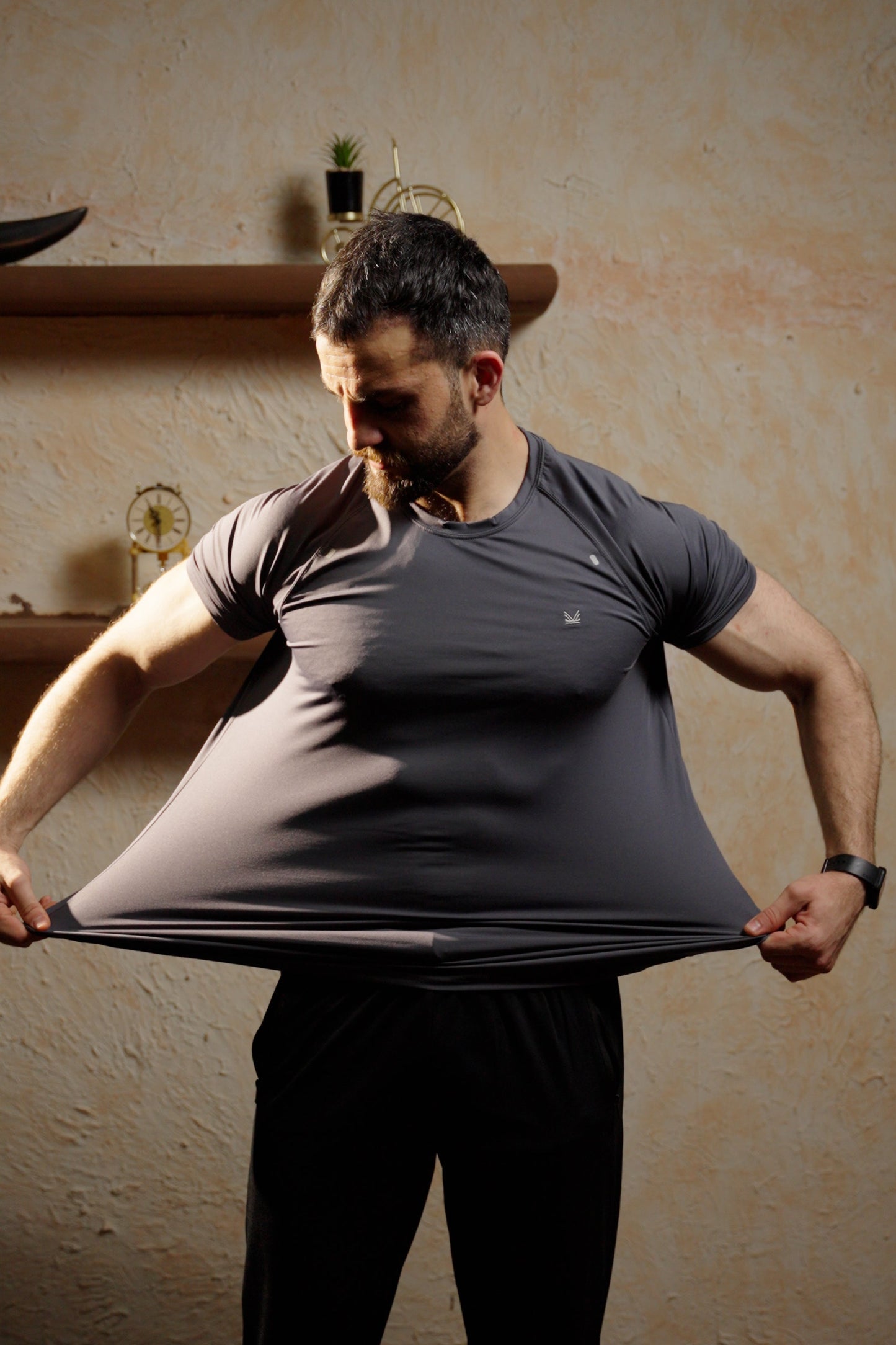 Minimal Spandexdry T-Shirts - Grey