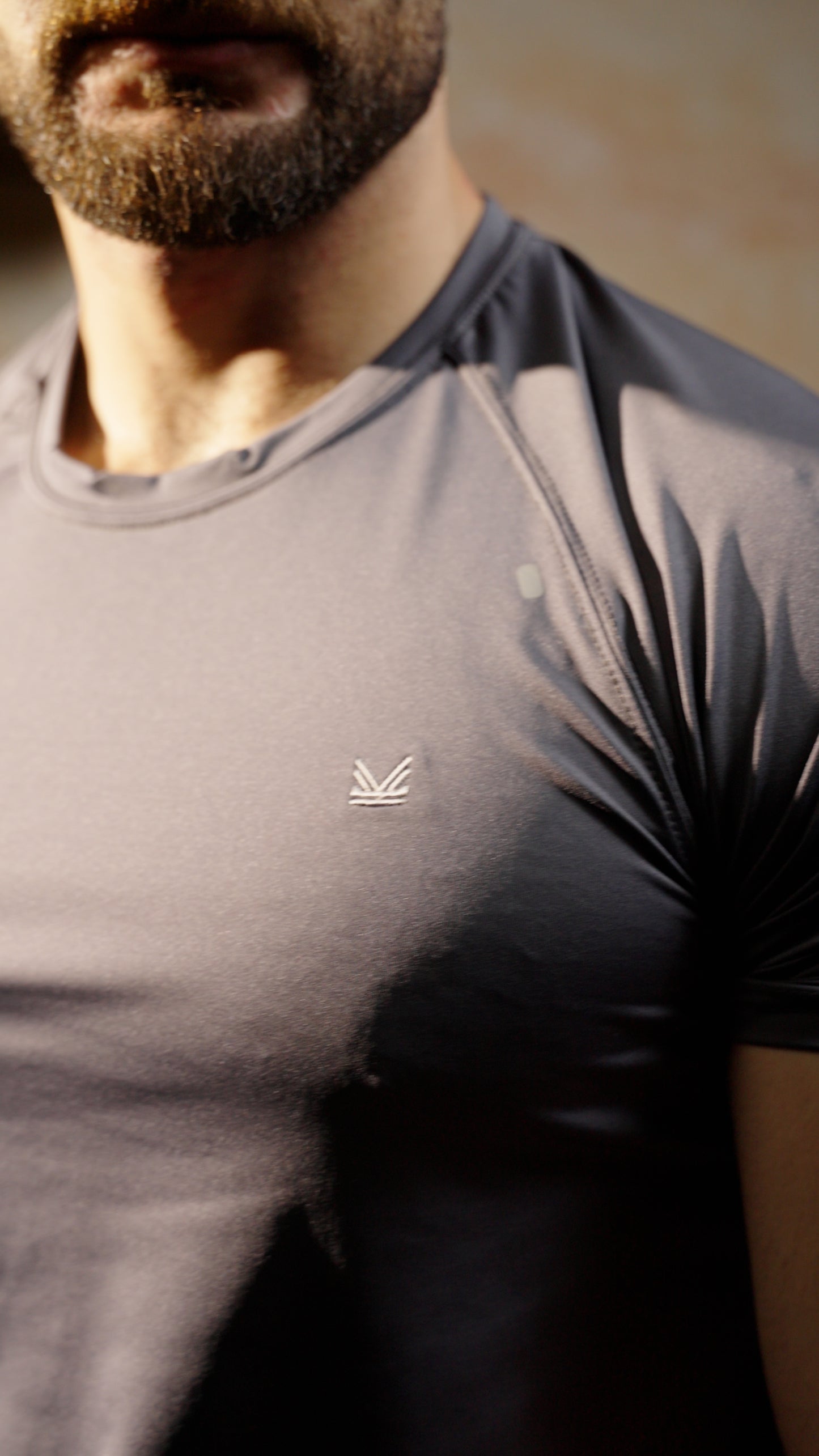 Minimal Spandexdry T-Shirts - Grey