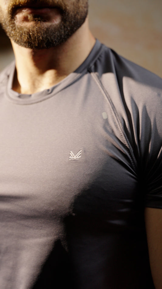 Minimal Spandexdry T-Shirts - Grey