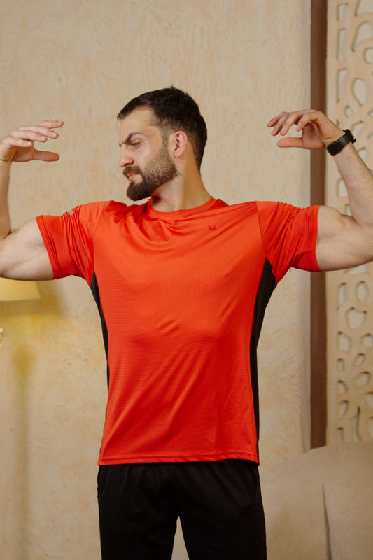 Bold Flex Spandexdry T-Shirts - Red