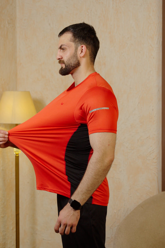 Bold Flex Spandexdry T-Shirts - Red