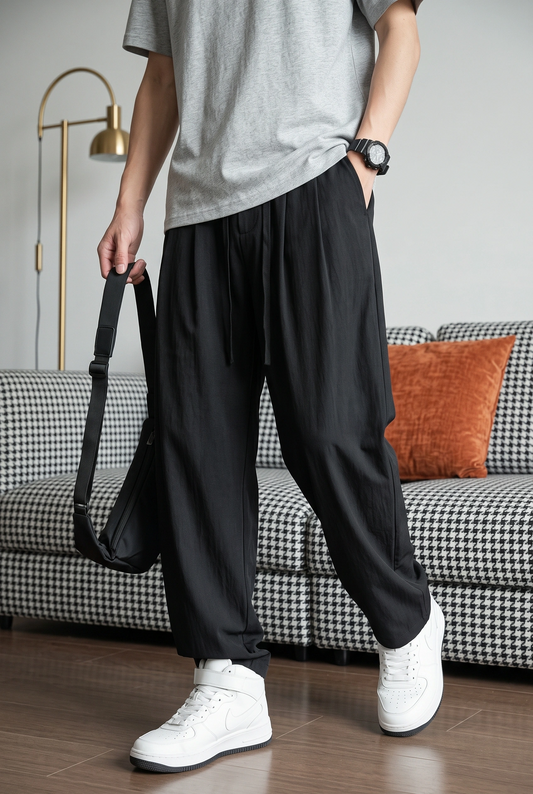 Vogue Wide Leg SpandexDry Trouser - Black