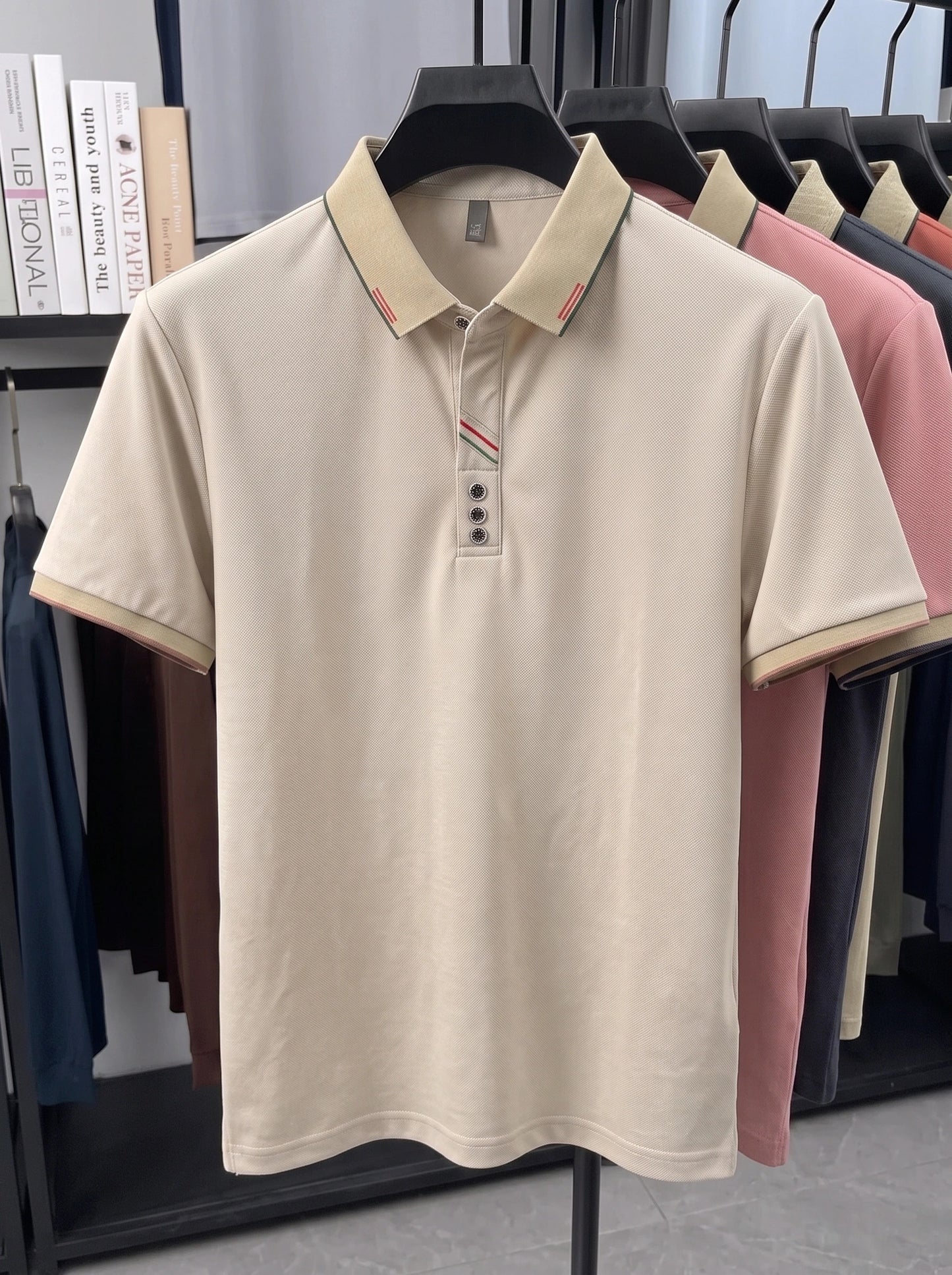 Paris Cotton Polo -   Chocolate