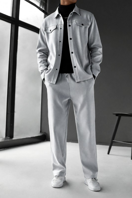 Luxe Tracksuit - Silver