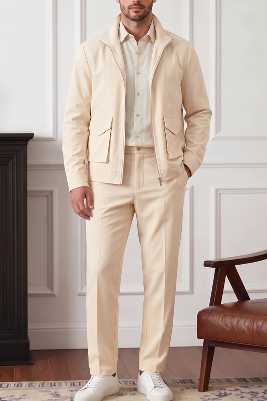 ButtonDown Tracksuit - Cream