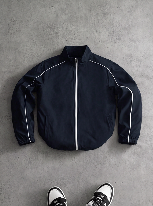Curve Hem Jacket Black