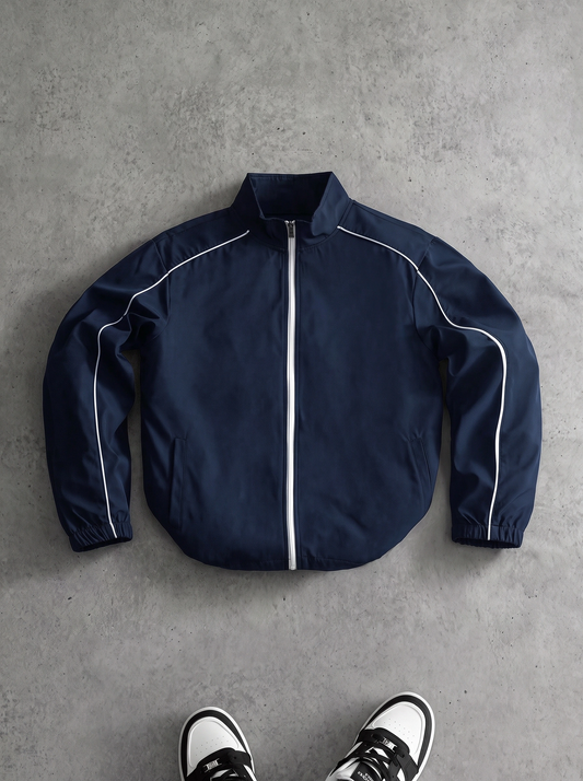 Curve Hem Jacket Navy