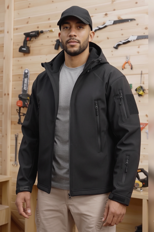 Tactical Softshell Imported Jecket - Black
