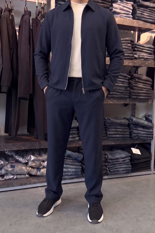 Harrington Tracksuit - Navy