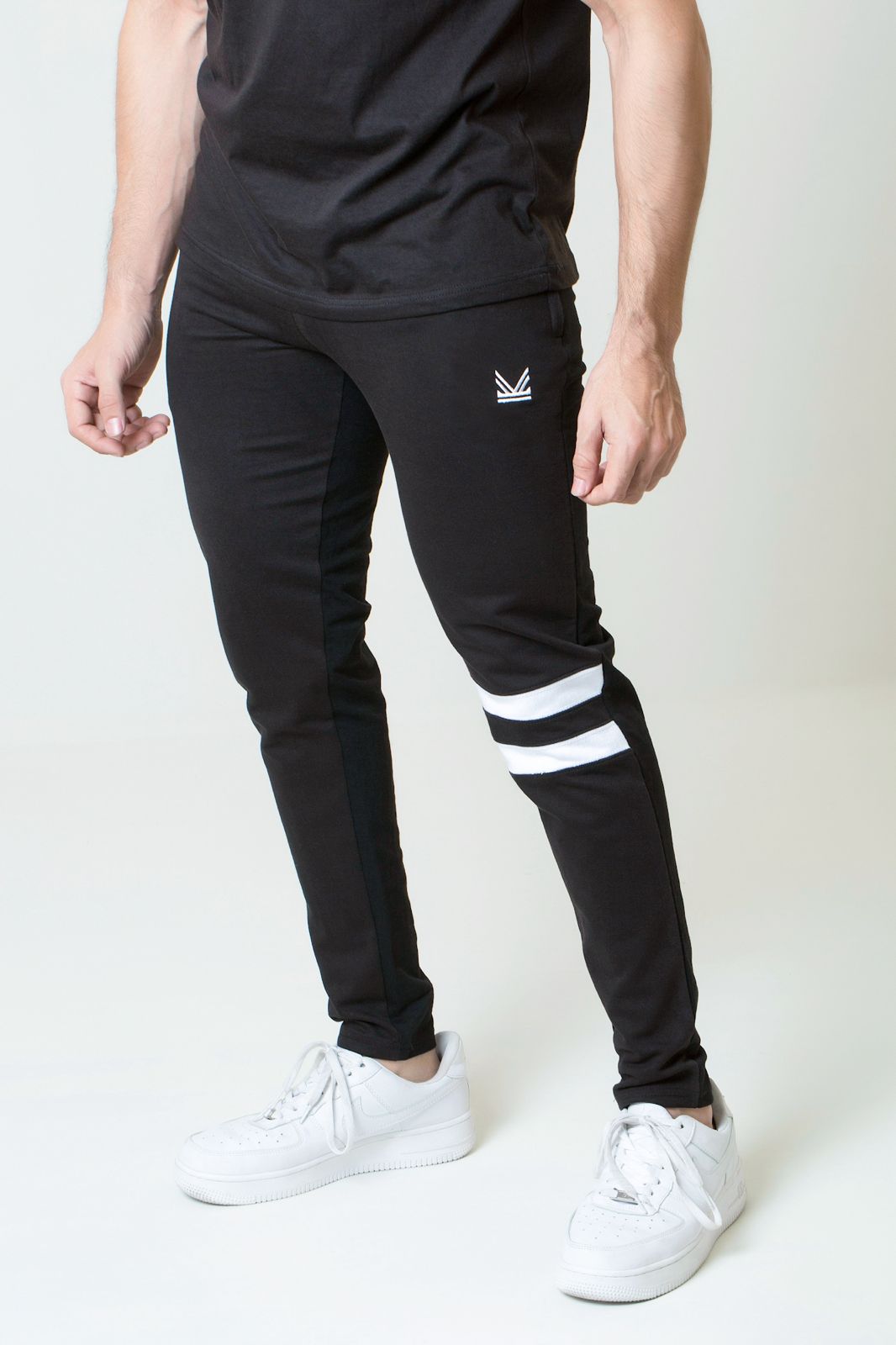 Flex Cotton Terry Trouser - Black