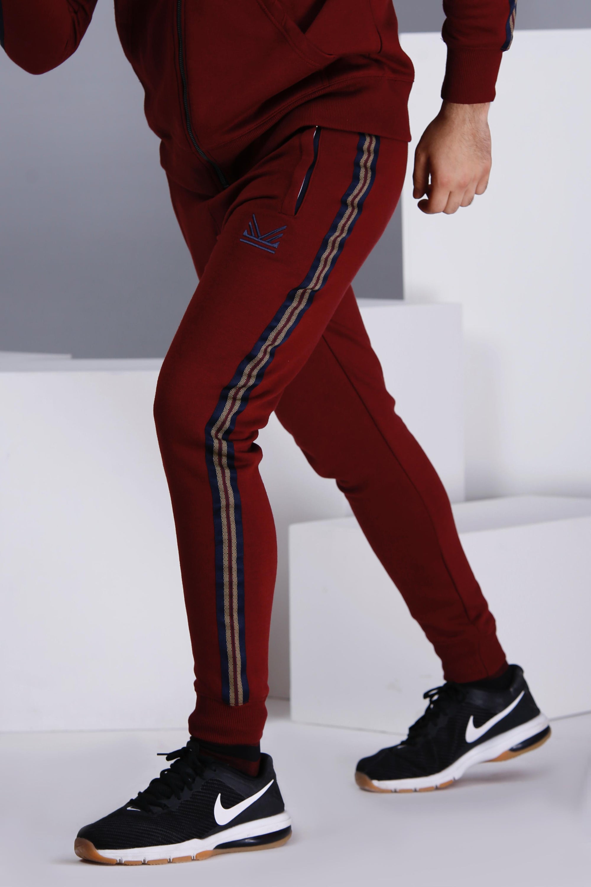 Milano Cotton Trouser - Wine