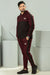 Gothic Cotton Tracksuit - Burgundy