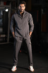 Utility Twill Tracksuit - Charcoal