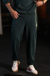 71 Crest Dropshoulder Cotton Trouser - Teal