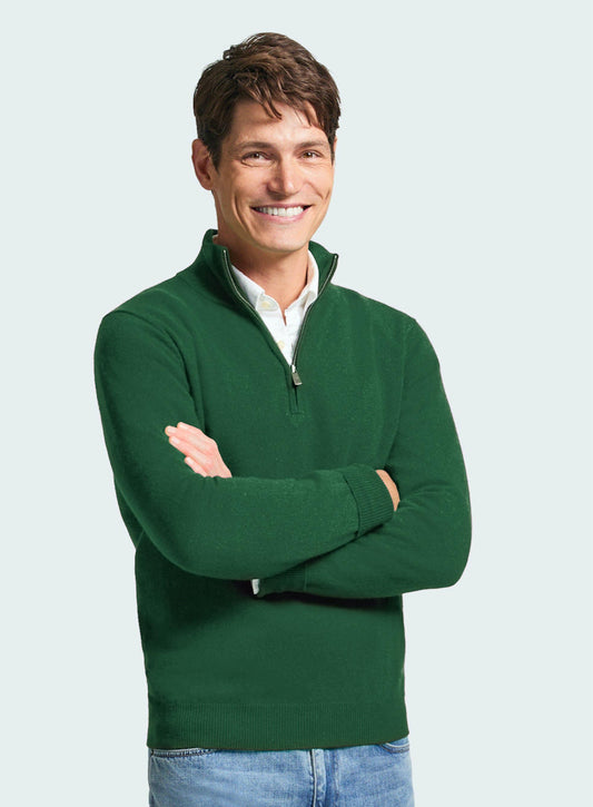 FSW  Fleece Mockneck Zipper - Green