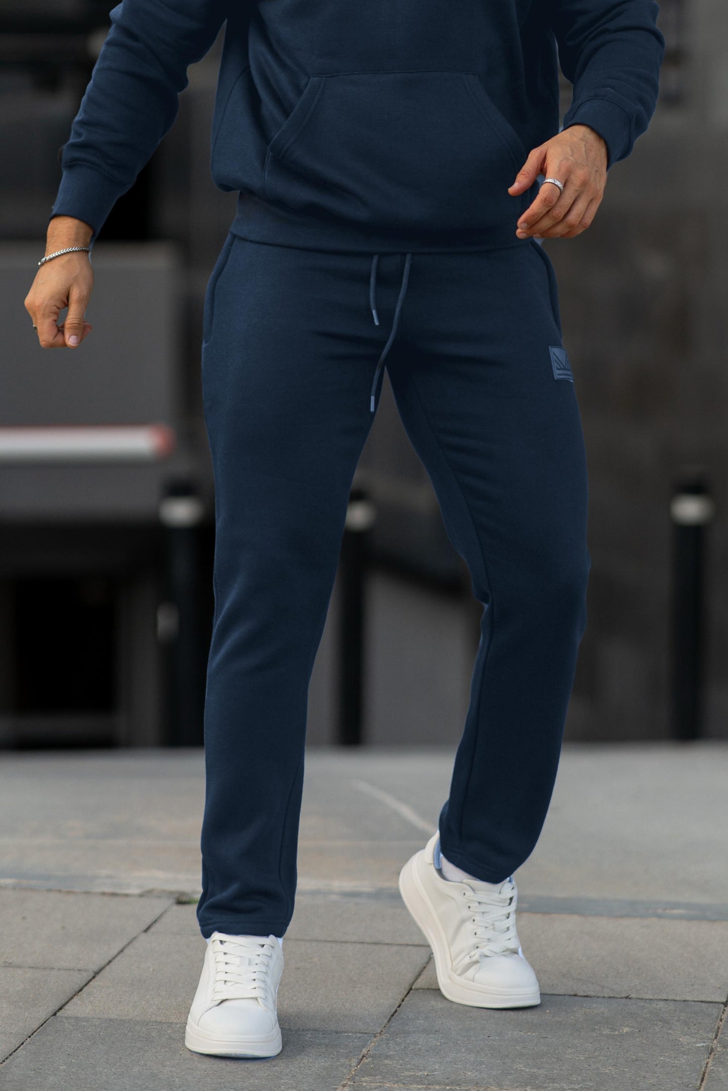 All Navy Cotton Trouser - Navy