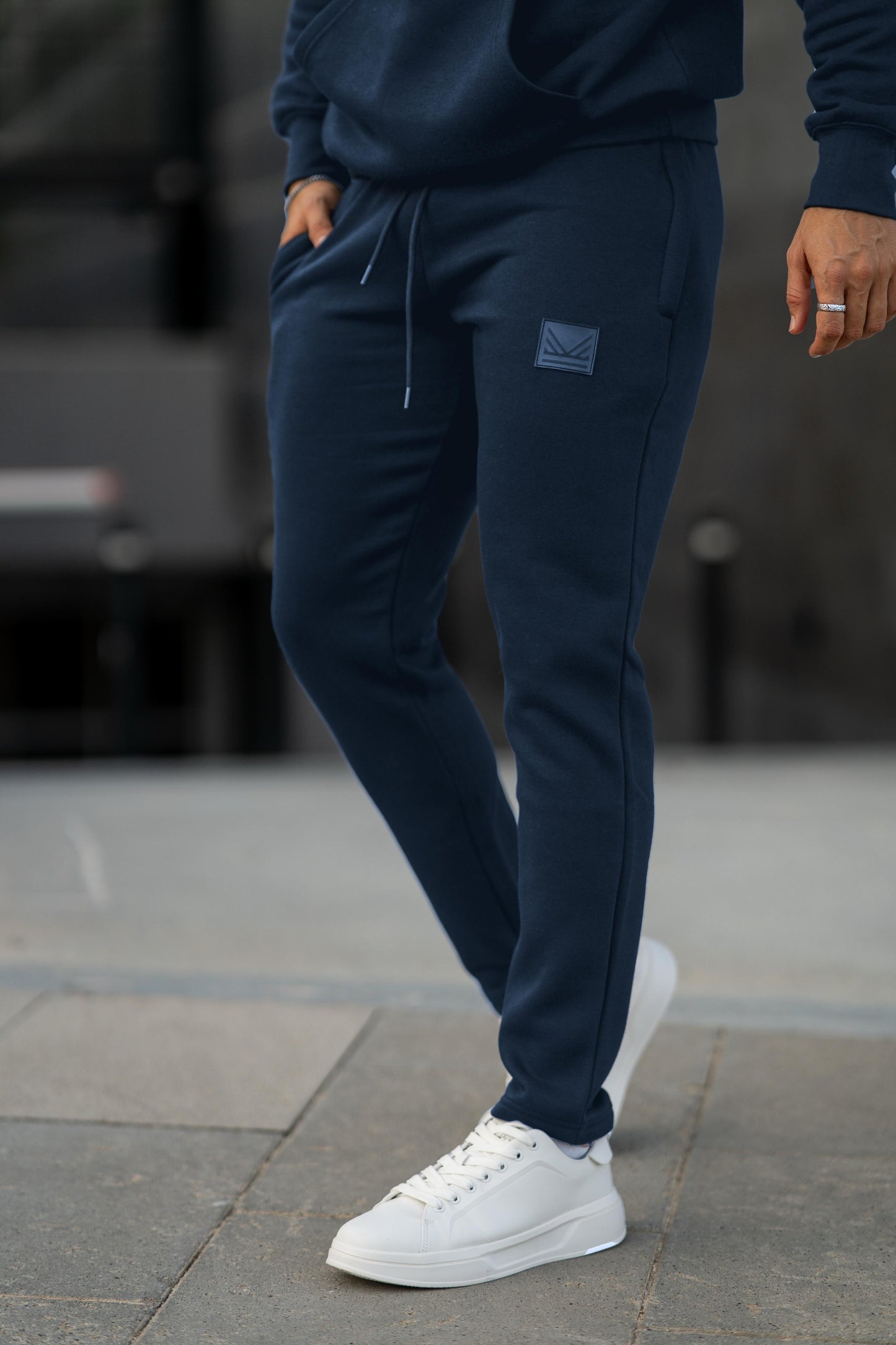 All Navy Cotton Trouser - Navy