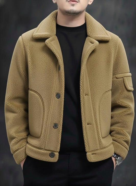 Sherpa Furr Overshirt - Skin