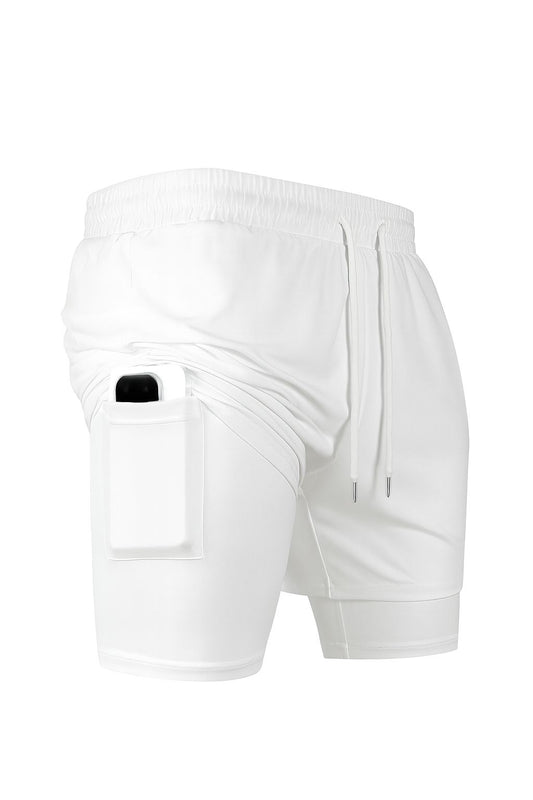 Power Spandexdry Shorts - White