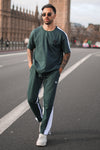 Oversize Essential Cotton Tracksuit - Teal Green