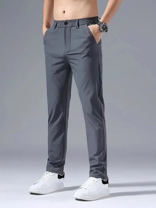 EasyFlex Spandexdry Pant with Button - Charcoal