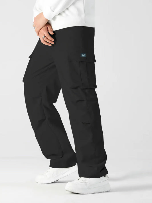 LooseFit Cargo SpandexDry Trouser - Black