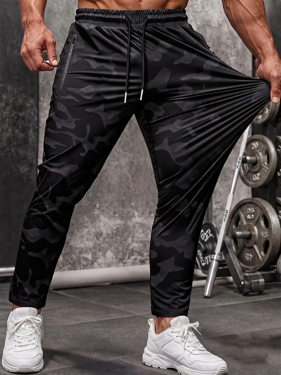 SlimFit Ice Sports Spandexdry Camo Trouser