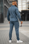 Cedro Cotton Tracksuit - Blue