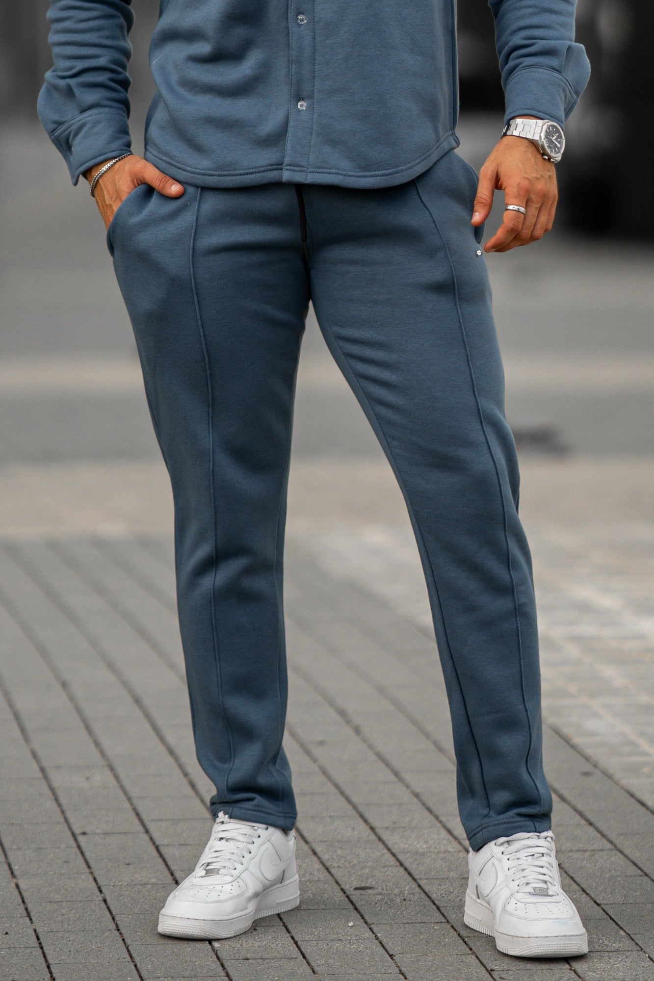 Cedro Cotton Trouser - Blue