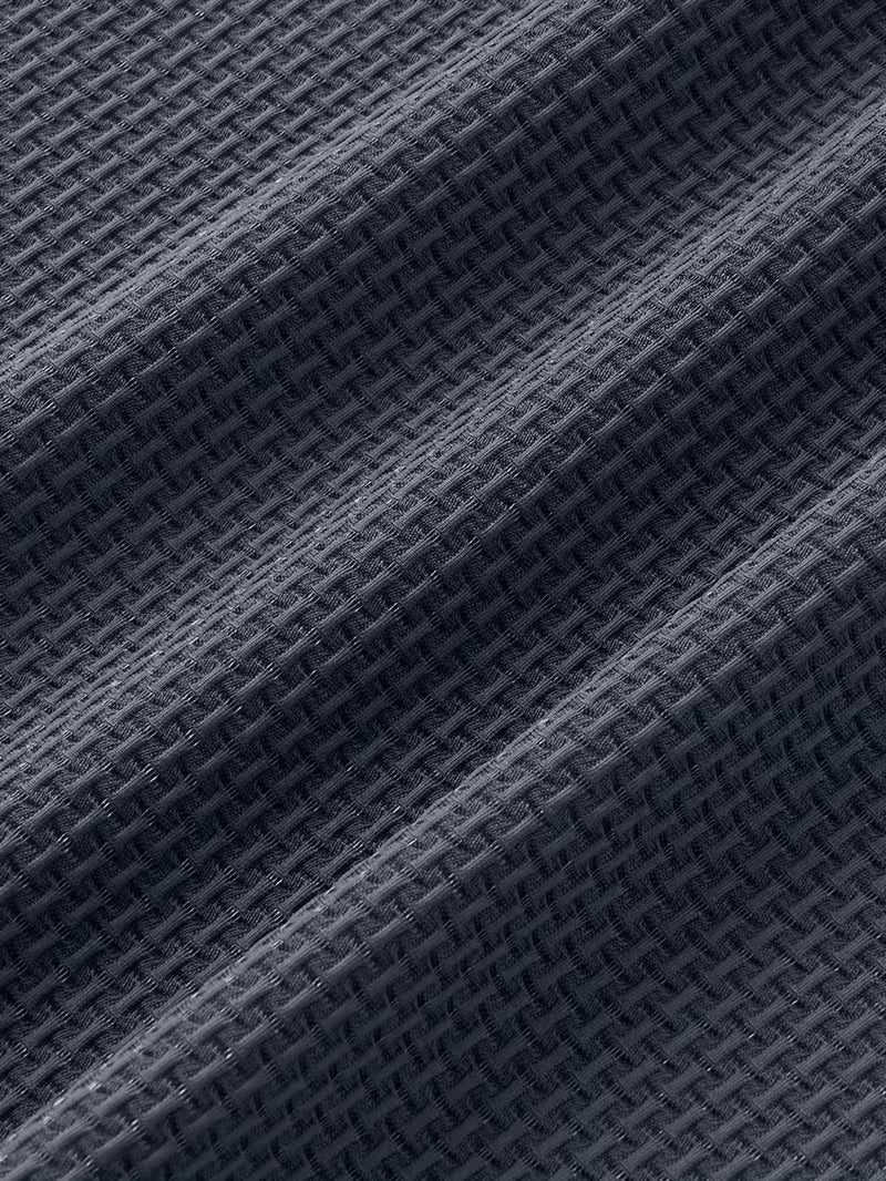 Cabo Bubble Textured Spandex Tee- Charcoal