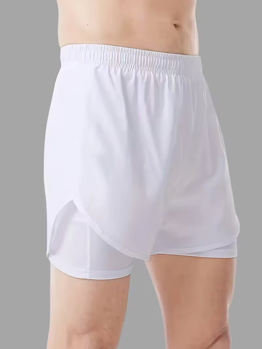 Power Spandexdry Shorts - White