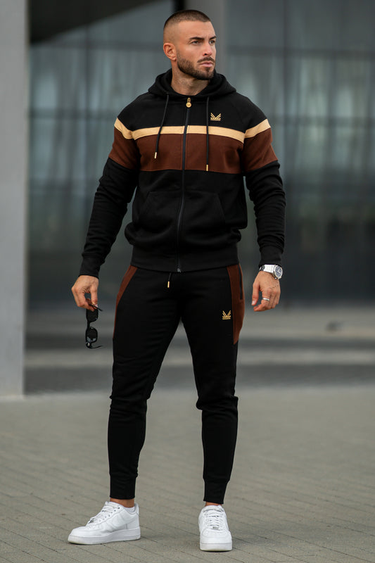 Showstopper Cotton Tracksuit - Black