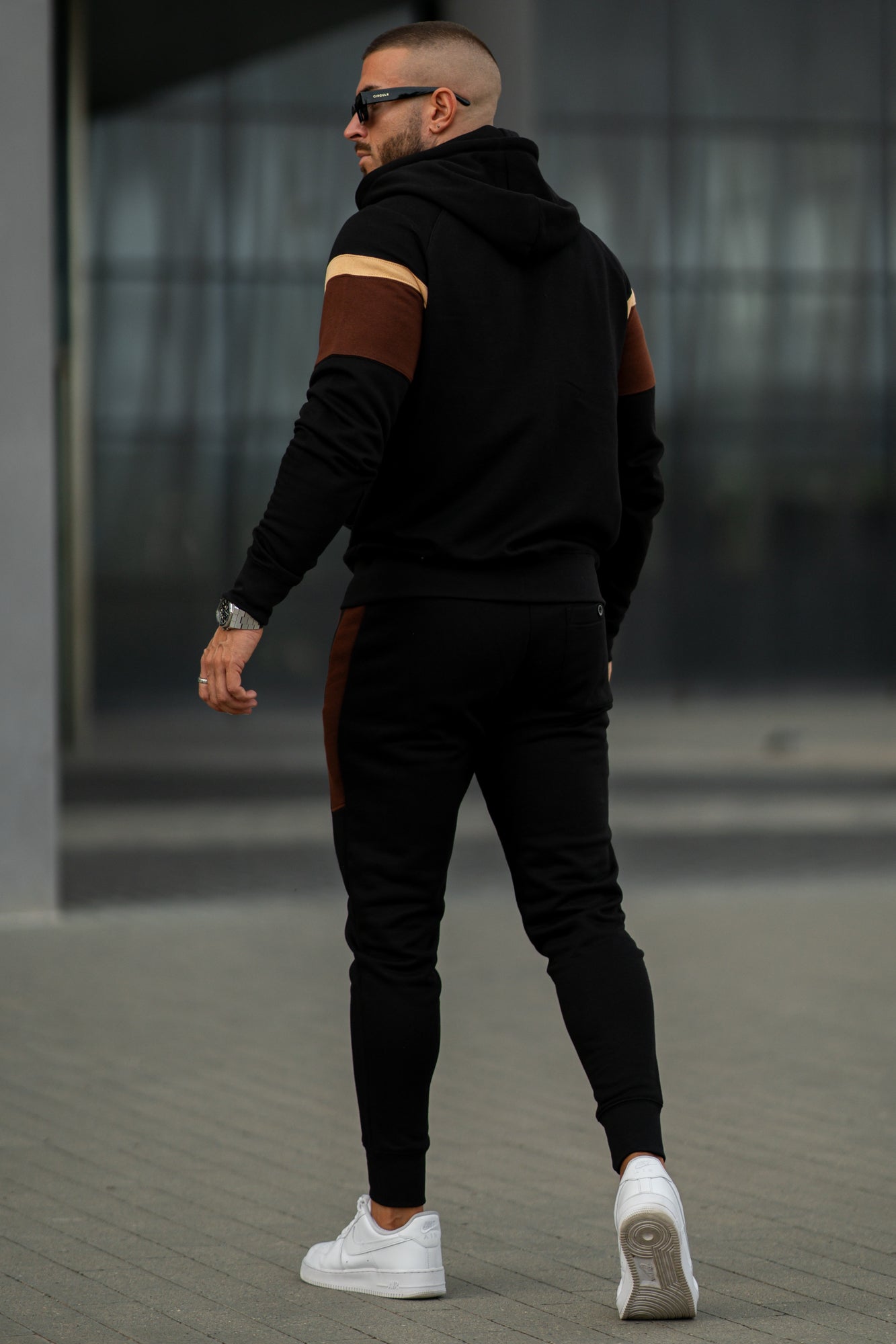 Showstopper Cotton Tracksuit - Black