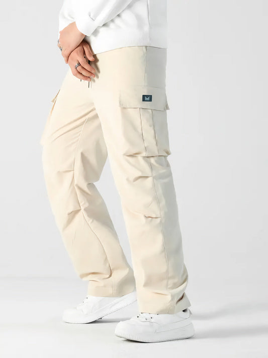 LooseFit Cargo SpandexDry Trouser - Cream