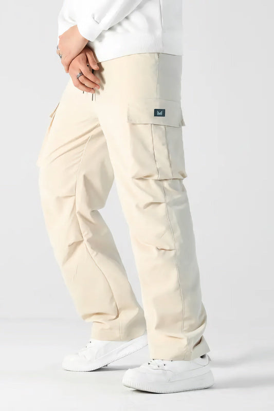 LooseFit Cargo SpandexDry Trouser - Cream