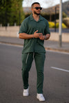 Oversize Cuban Resort Tracksuit - Seagreen