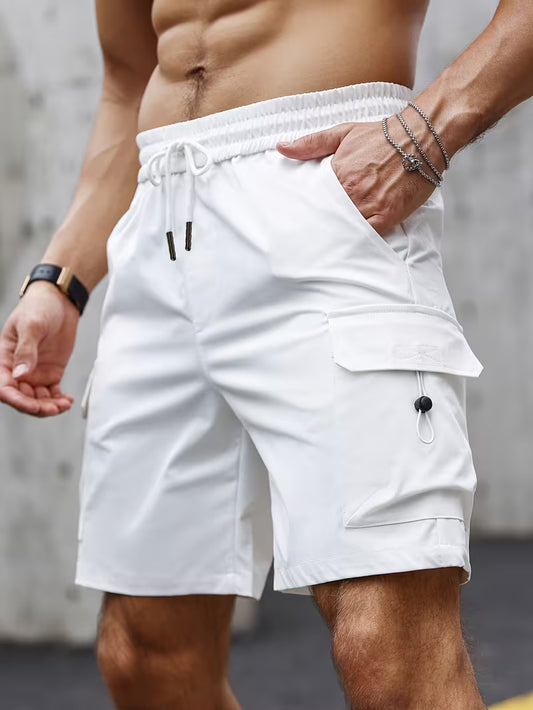 Micro Twill Shorts - White