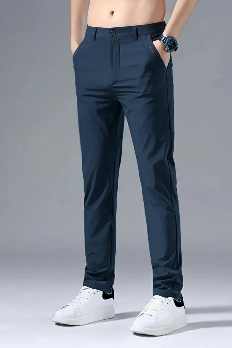 Hook  EasyFlex Spandexdry Pant with Button - Navy