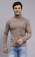 Sw08 SLIM FIT RIB-KNIT TURTLENECK SWEATER - Ice Grey