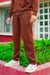 Chocolate 3D logo Cotton Trouser -  (RelaxFit)