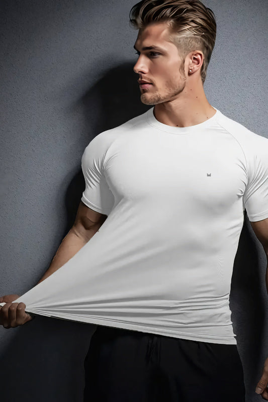 Ice SpandexDry Raglan Tee - White