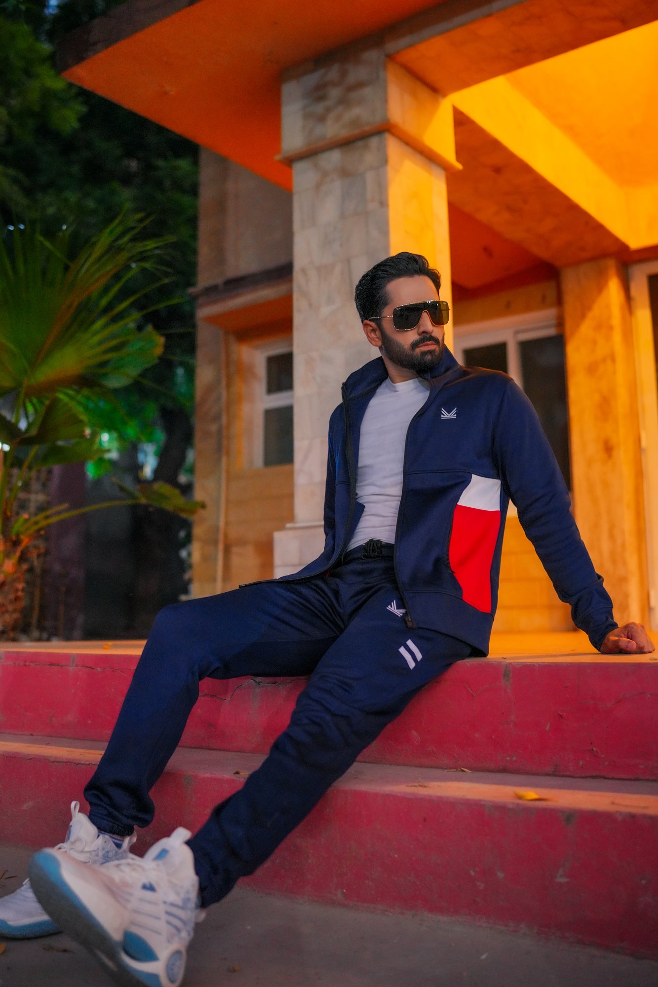 Flex Quickdry Tracksuit - Navy