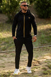 Flex Gold Quickdry Hoodie - Black