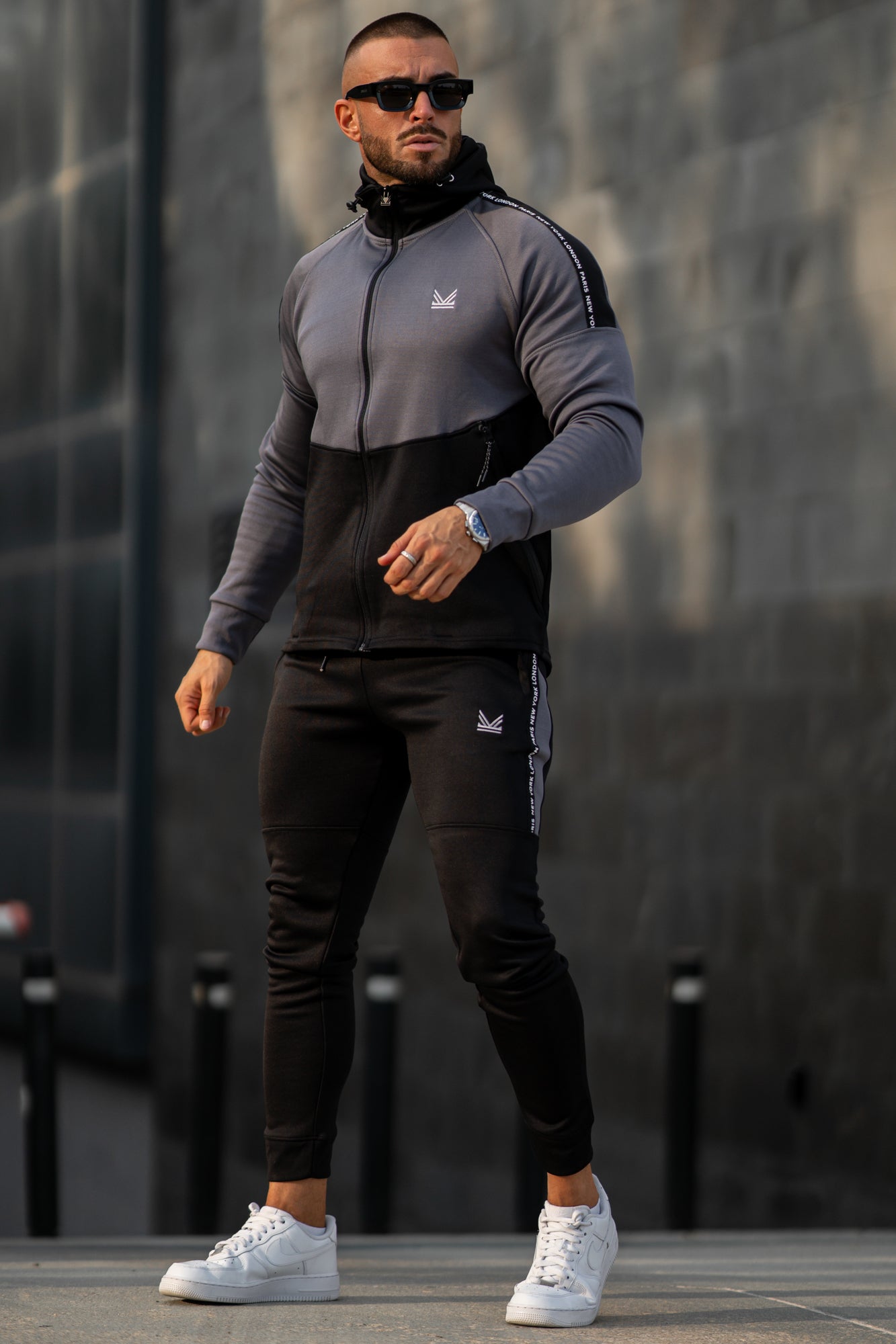 PNL Quickdry Tracksuit - Dark Grey