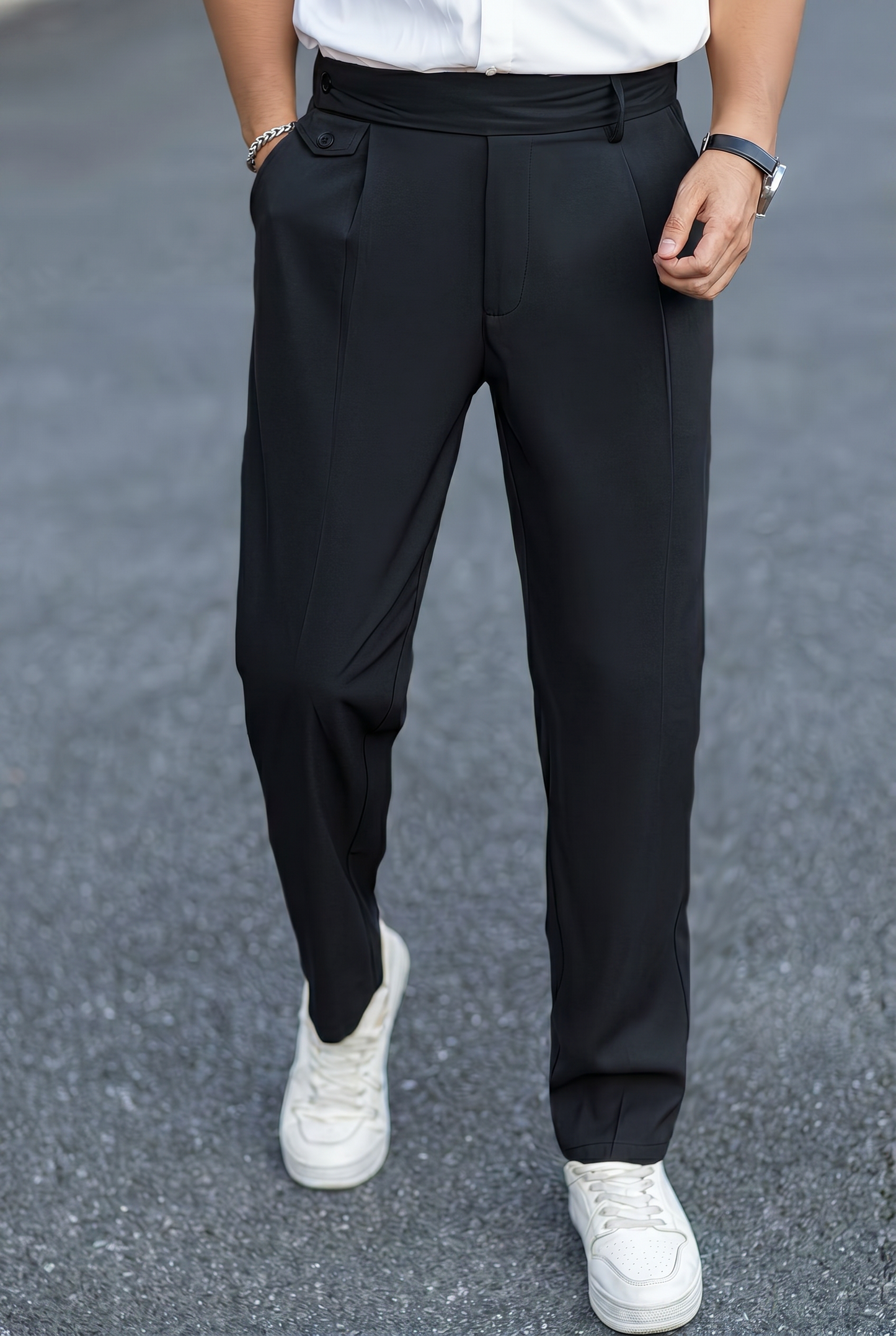 Easy Gurkha Pants Spandexdry - Black