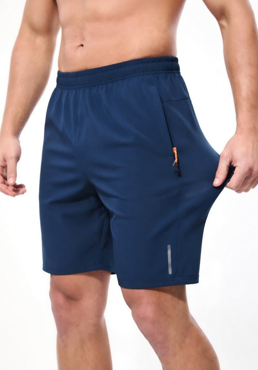 Woven Spandexdry shorts-Navy