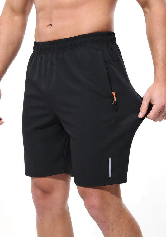 Woven Spandexdry shorts-Black